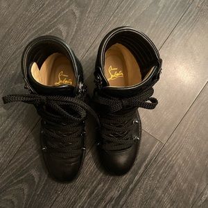Christian Louboutin Mad combat boots!